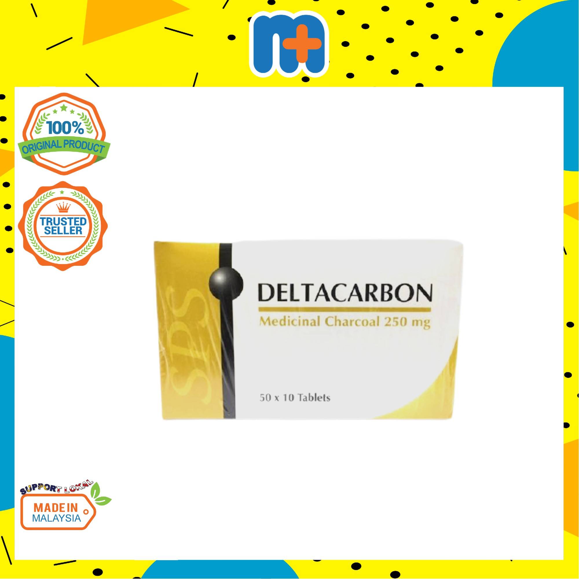 DELTACARBON 250MG TAB 10S x 50
